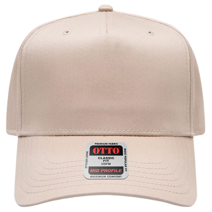 OTTO CAP 5 Panel Mid Profile Baseball Cap